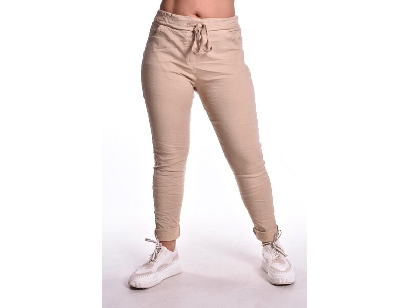 Broek Make My Day - Licht Camel