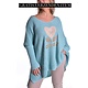 Trui Amour Lang - Licht Turquoise GRATIS VERZENDEN