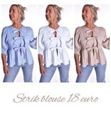 Blouse Strik - Beige