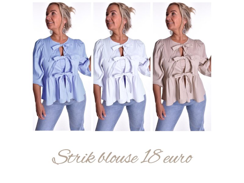 Blouse Strik - Beige