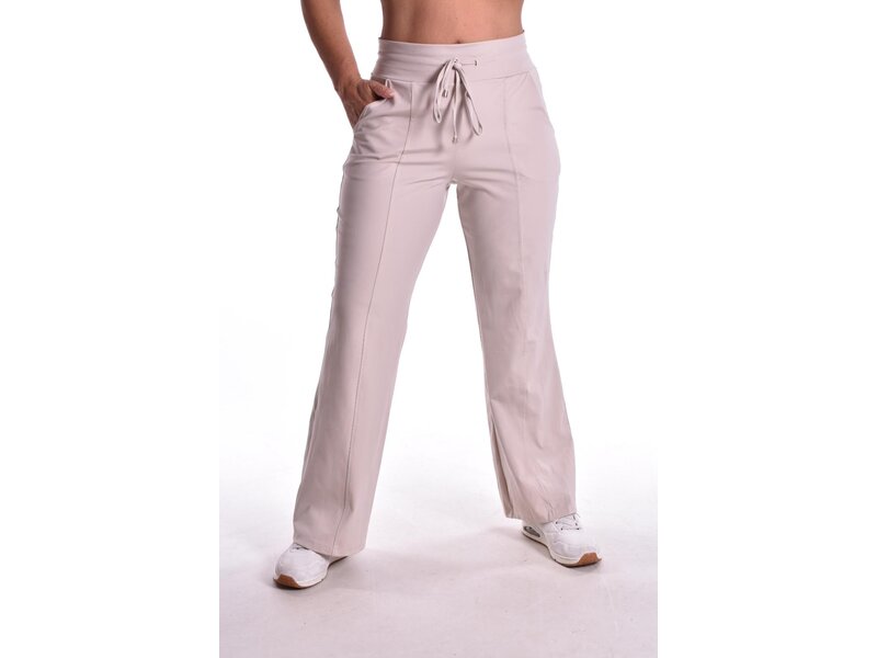 Luxe Travelstof Broek Mi Amore 2.0  - Beige