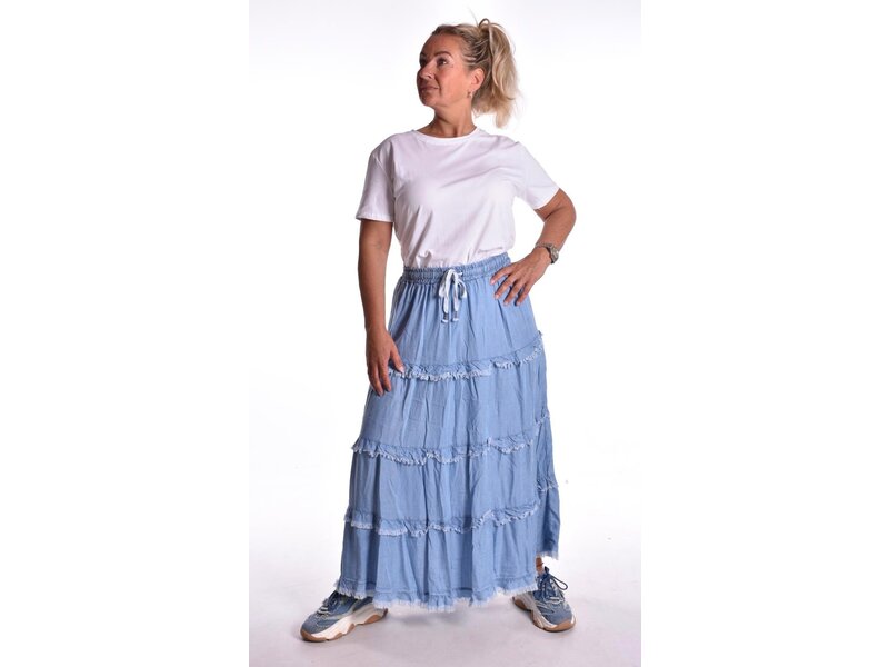 Denim Boho Rok