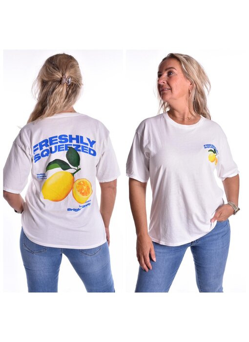 T-shirt Citroen - Wit