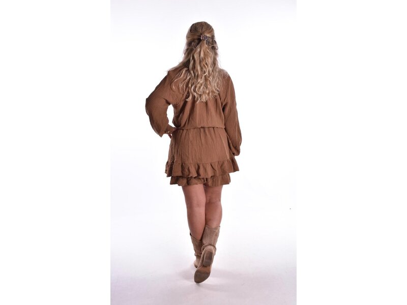 Playsuit Bow - Camel