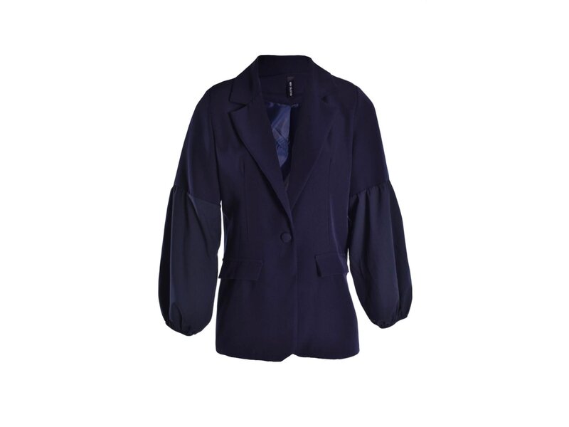 Blazer met Pofmouw - Donkerblauw