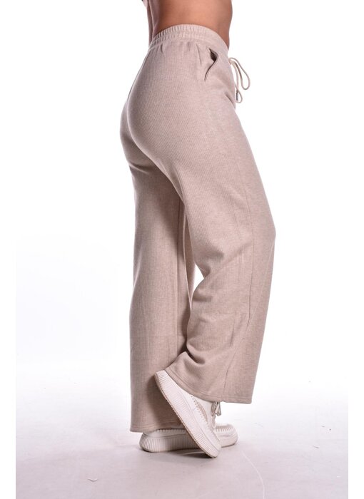 Broek Stretch Rib - Beige