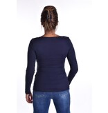Top Basic Square - Donkerblauw