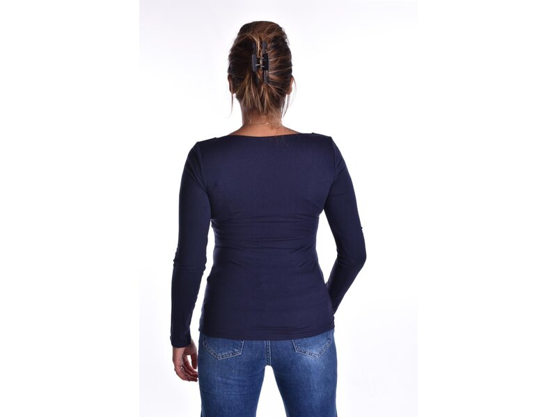 Top Basic Square - Donkerblauw