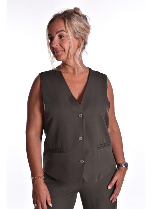 Gilet Nina - Legergroen