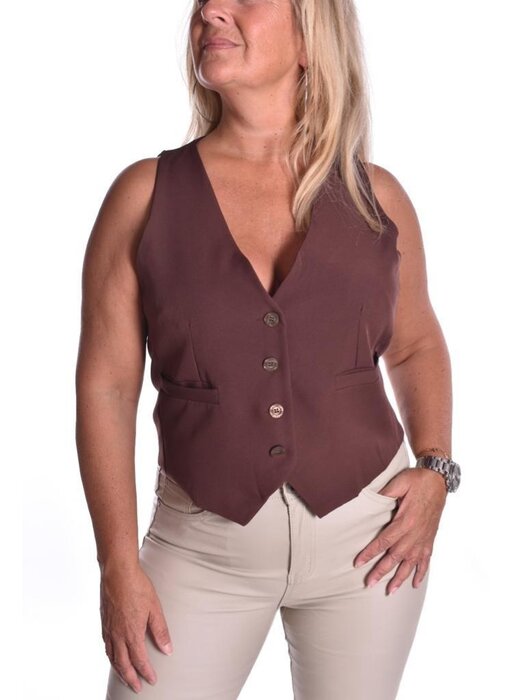 Gilet She's a Lady - Bruin