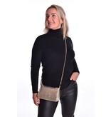 Tasje van echt Leer - Goud