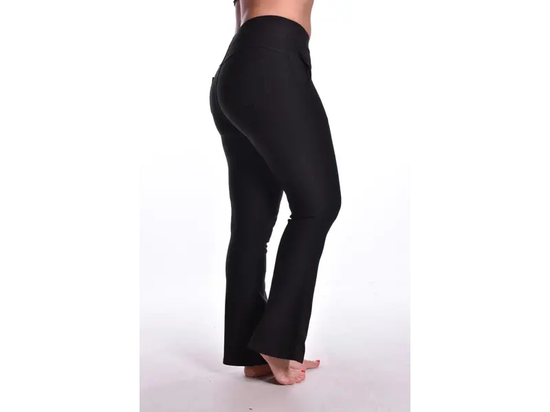 Flared Broek Classy & Comfy (R251) 2.0 - Zwart