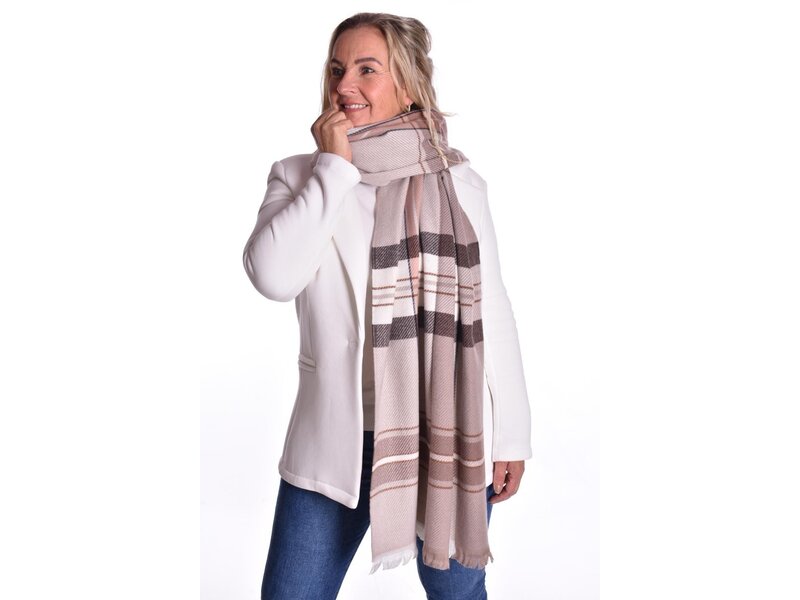 Sjaal Londen  - Beige
