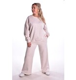 Jog broek Mo van Mooij - Beige