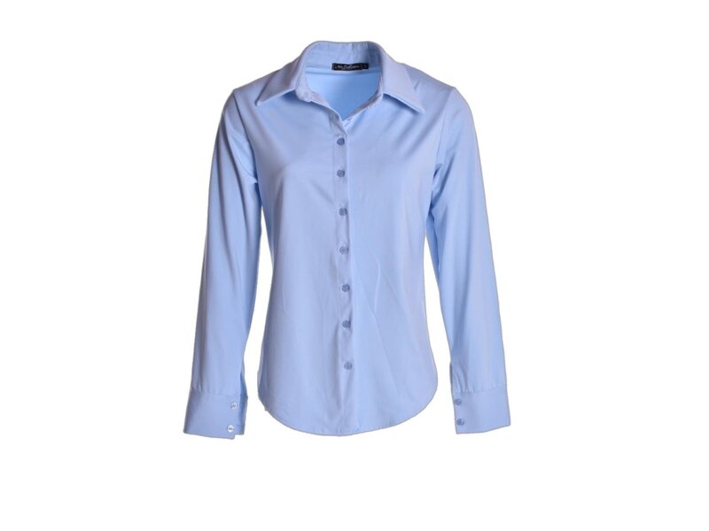 Travel Blouse La Luxe  - Licht blauw