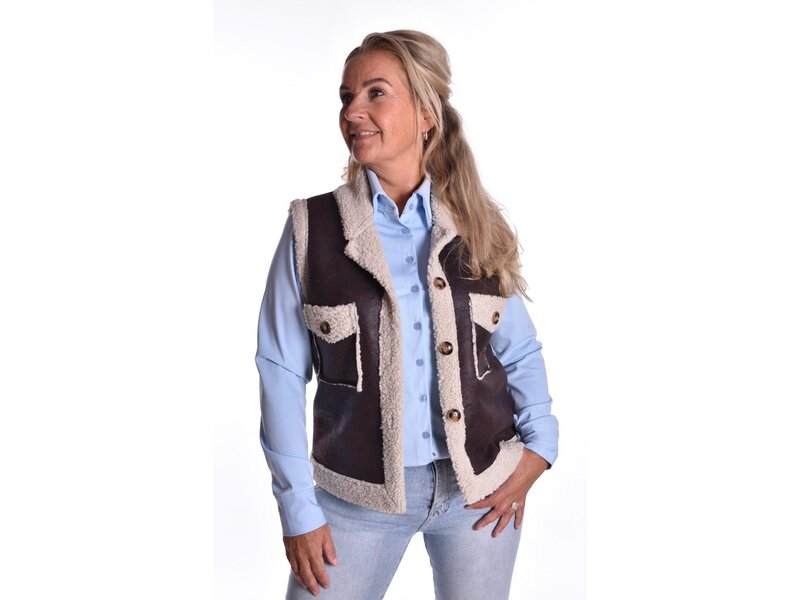 Travel Blouse La Luxe  - Licht blauw