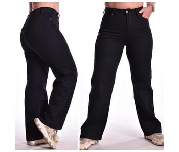 Goodies Wide Leg Color (DJ2498) - Zwart