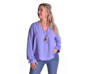 Ballontop met Ketting - Lila