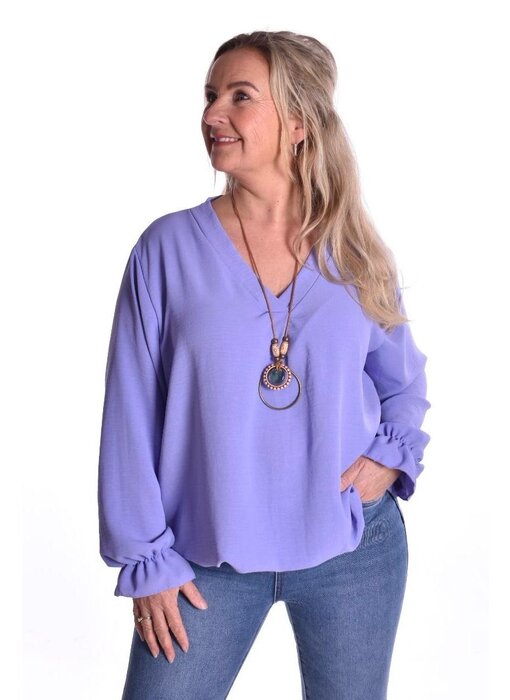 Ballontop met Ketting - Lila
