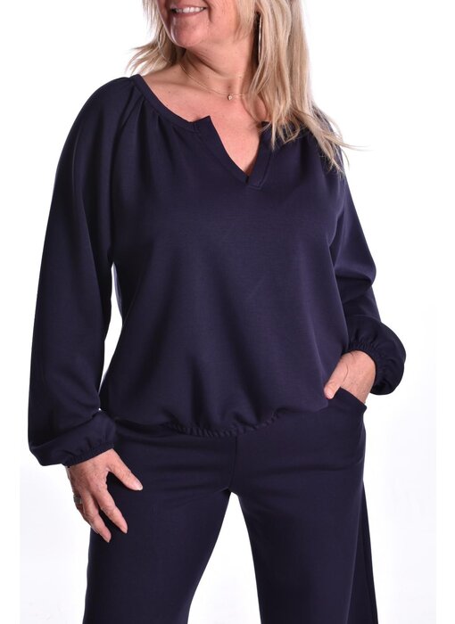 Top Steffie van Mooij - Donkerblauw
