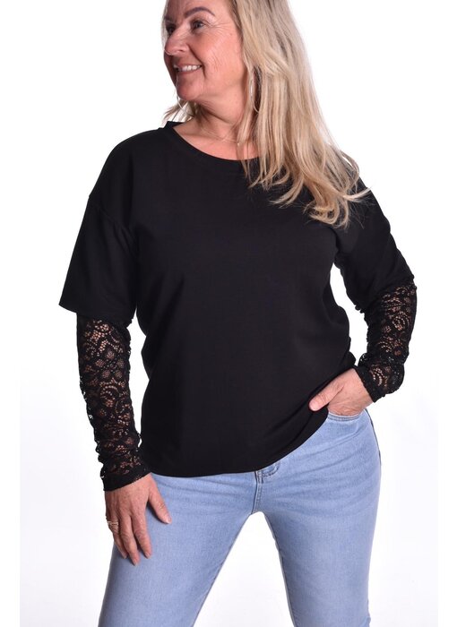 Top Maaike - Zwart