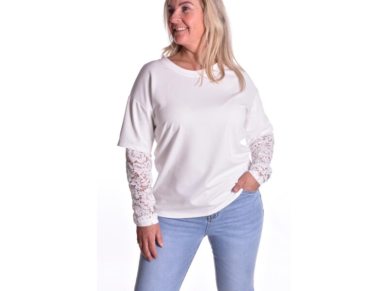 Top Maaike - Gebroken wit