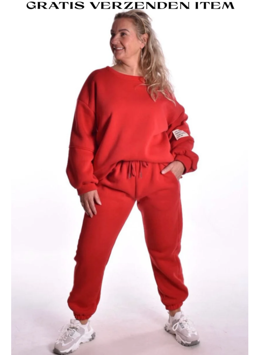 2-delig Jogging Pak - Rood