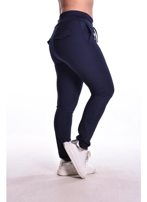 Travelbroek LaLuxe - Donkerblauw