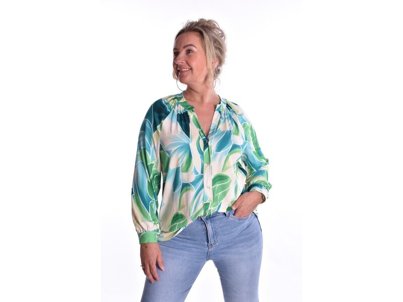Soft Blouse Abbey - Groen