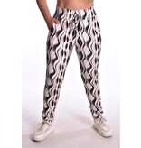 Luxe Travelstof Broek Pam - Zwart