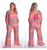 Set Donna - Geel/Fuchsia/Turquoise
