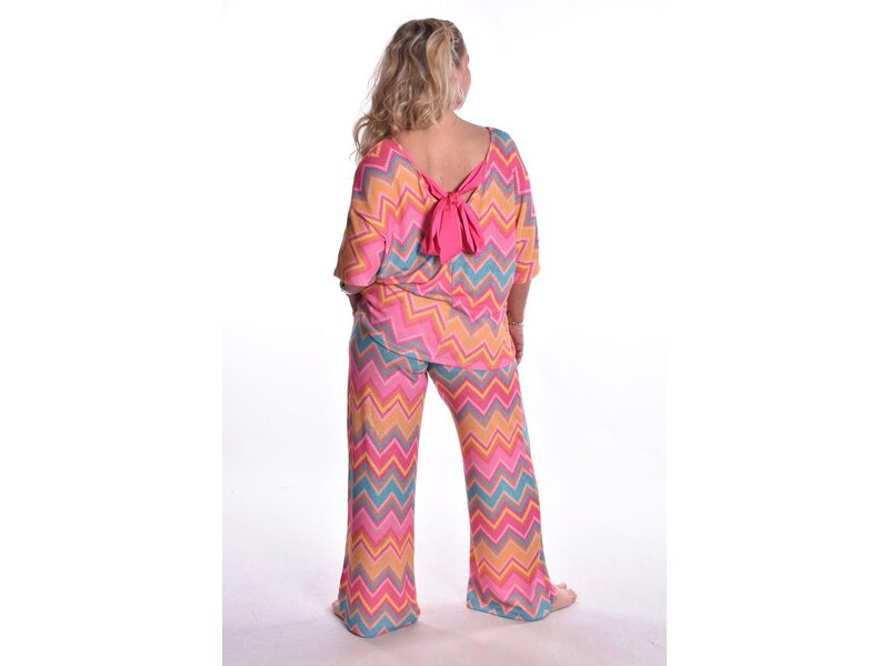 Set Donna - Geel/Fuchsia/Turquoise