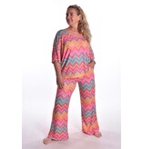 Set Donna - Geel/Fuchsia/Turquoise