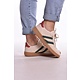 Sneaker Sam - Beige met Gucci groen