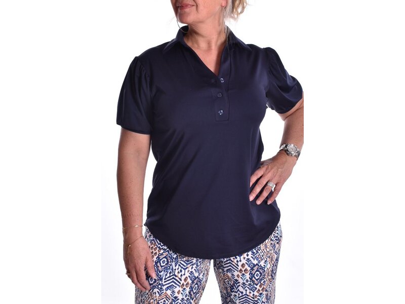 Travel top Jeltje  - Donkerblauw