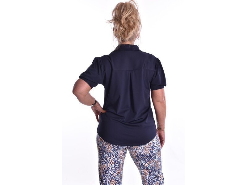 Travel top Jeltje  - Donkerblauw