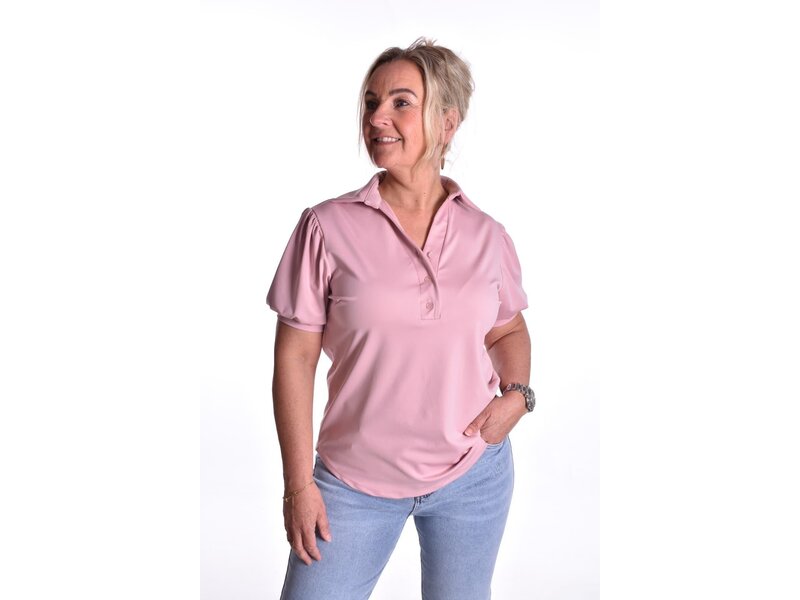 Travel top Jeltje  - Oud Roze