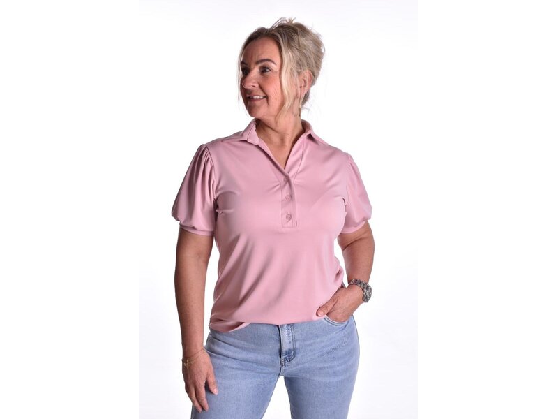 Travel top Jeltje  - Oud Roze