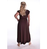 Overslag Jurk Bibi - Donkerbruin