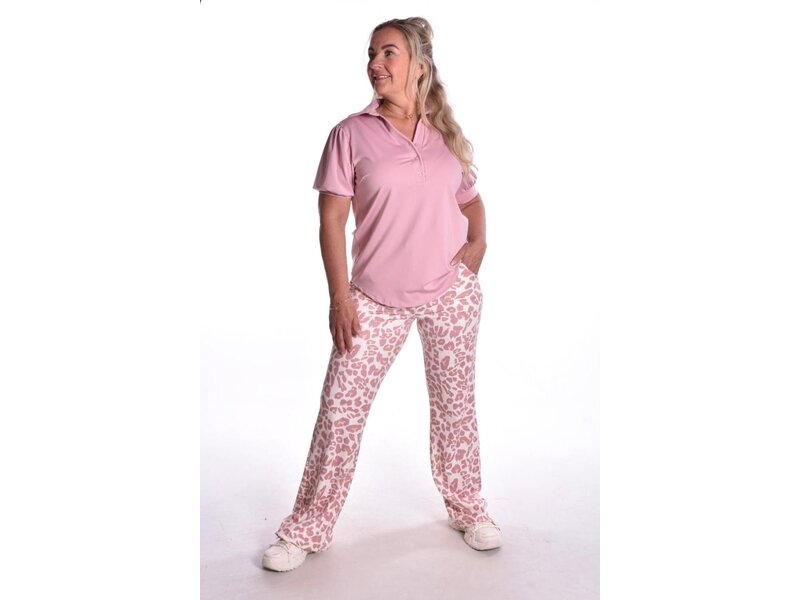 Travel top Jeltje  - Oud Roze