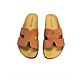 Slippers H - Cognac
