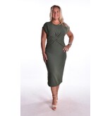 Jurk Twist - Legergroen