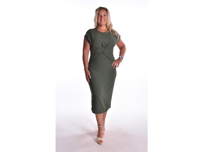 Jurk Twist - Legergroen
