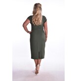 Jurk Twist - Legergroen