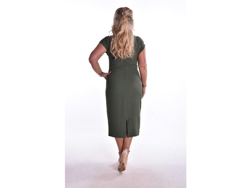 Jurk Twist - Legergroen