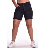 Karostar Jeans Short #2599  - Zwart