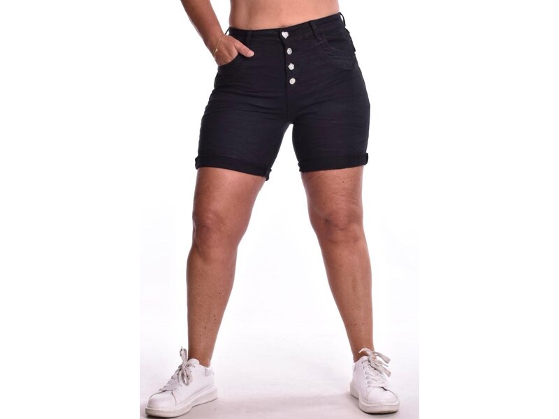 Karostar Jeans Short #2599  - Zwart