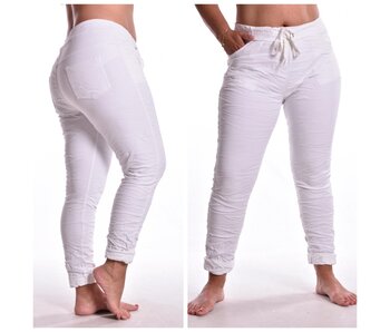 Broek Make My Day  - Wit
