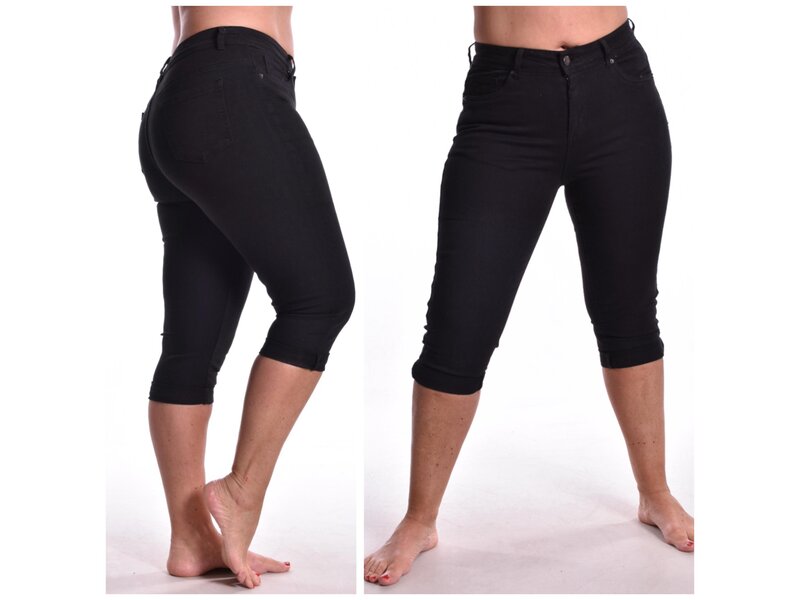 NORFY Capri Jeans - Zwart