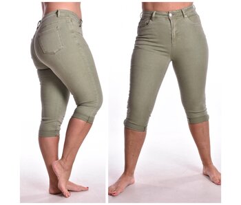 NORFY Capri Jeans - Legergroen